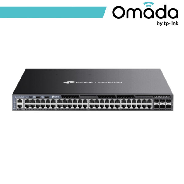 Omada Switch Managed L3 Stackable con 48 Porte Gigabit PoE+ - SG6654XHP