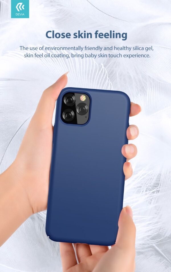 Cover in Silicone e protezione camera per iPhone 11 Pro Nera