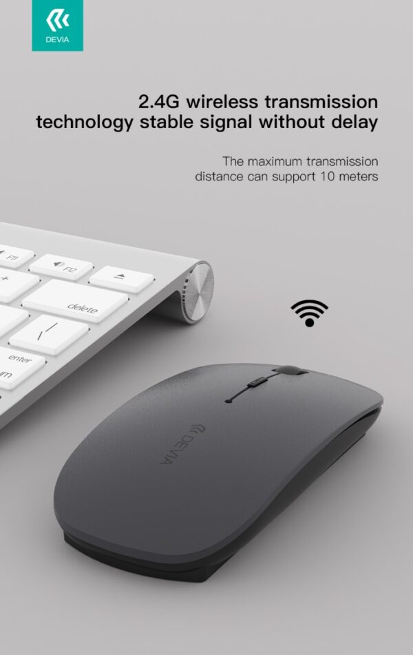 Mouse wireless con DPI regolabile 2.4G + Bluetooth Dual mode