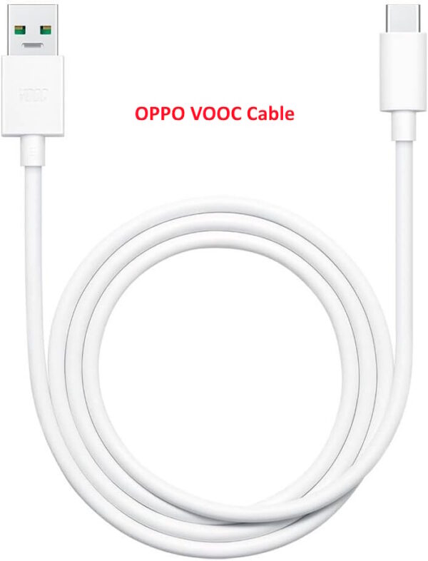 OPPO VOOC Cable USB-A to USB-C 65W 1 Metro White