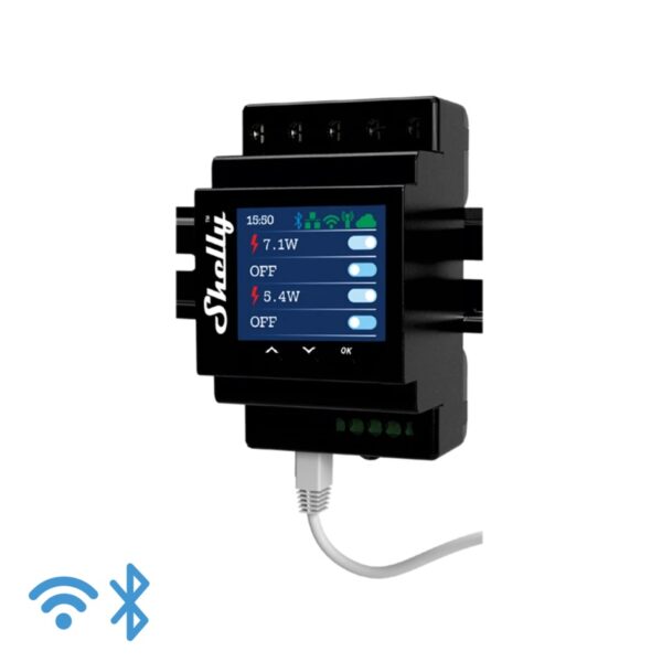 Shelly Pro 4PM - IP Smart Relay DIN 4 ch. LAN/WiFi/BT + PM