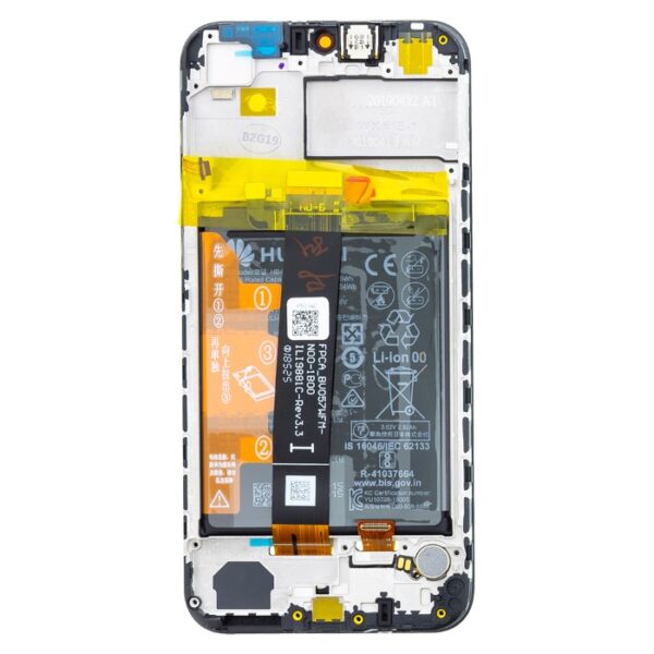 Huawei Y5 2019 LCD Display con Frame Nero (Service Pack)