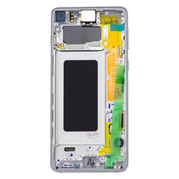 LCD display Touch Samsung G973 Galaxy S10 GH82-18850B Bianco