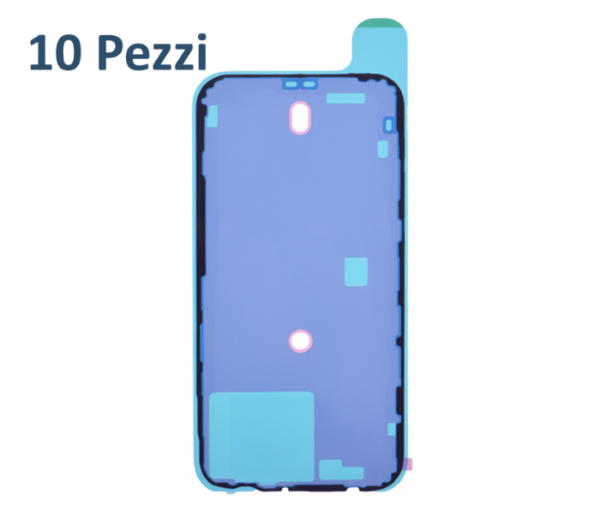 Adesivo frontale Lcd per iPhone 15 Plus Nero Busta da 10pz