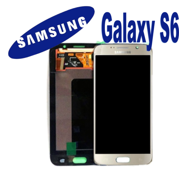 LCD + TOUCH ORIGINALE PER GALAXY S6 ORO GH97-17260C