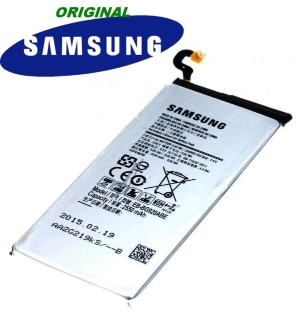 Batteria per Samsung Galaxy S6 Originale EB-BG920ABE 2550MAH