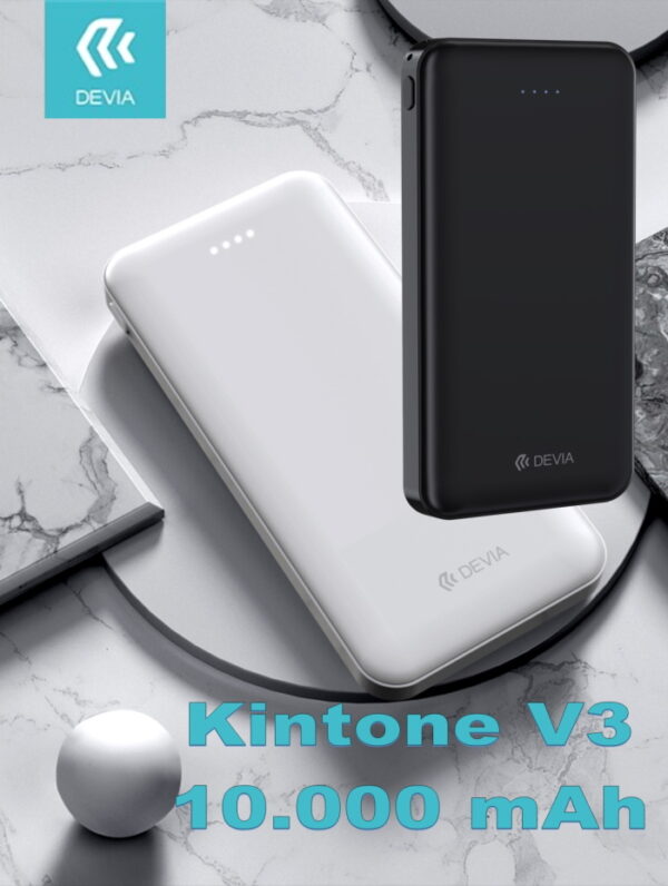 Power Bank V3 10.000mah 2 uscite 2,1 A.con protezione Bianco