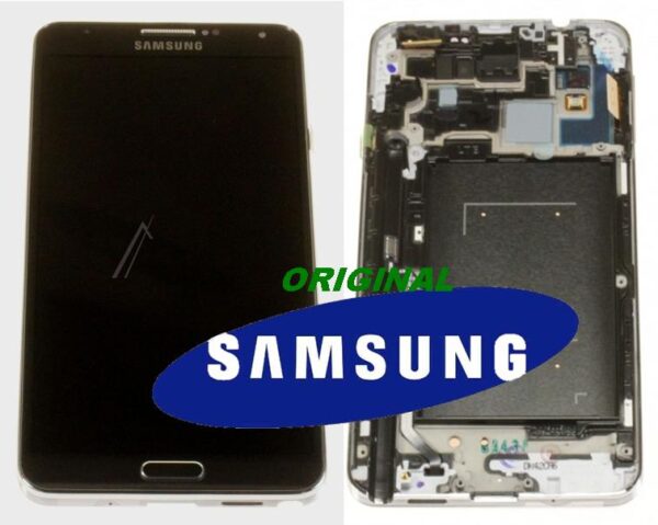 LCD + TOUCH ORIGINALE PER GALAXY NOTE3 N9005 NERO GH9715209A