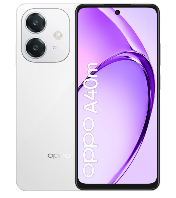 Smartphone OPPO A40M 8/256GB Starlight White