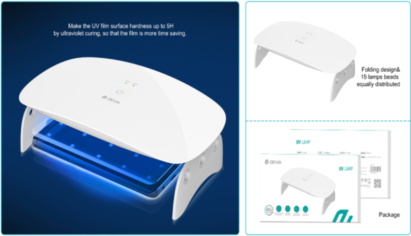 Devia Lampada UV 120W da banco per indurimento pellicole