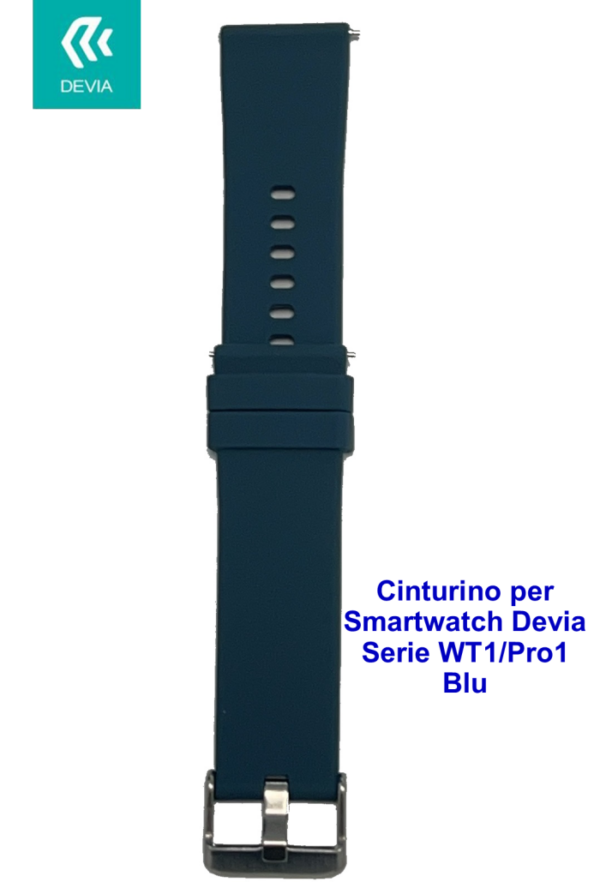 Cinturino per smartwatch Devia Serie WT1 / Pro1 Blu