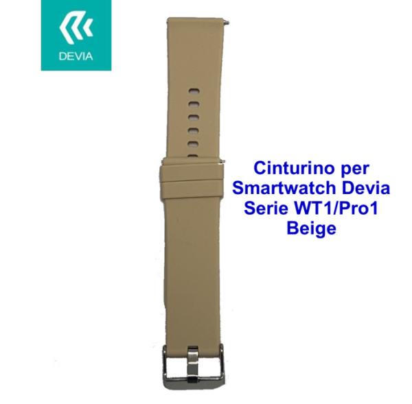 Cinturino per smartwatch Devia Serie WT1 / Pro1 Beige