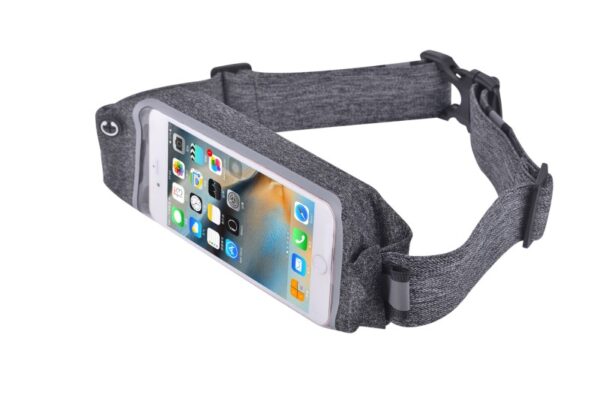 Marsupio Easygo in Lycra con Porta Smartphone Grigio