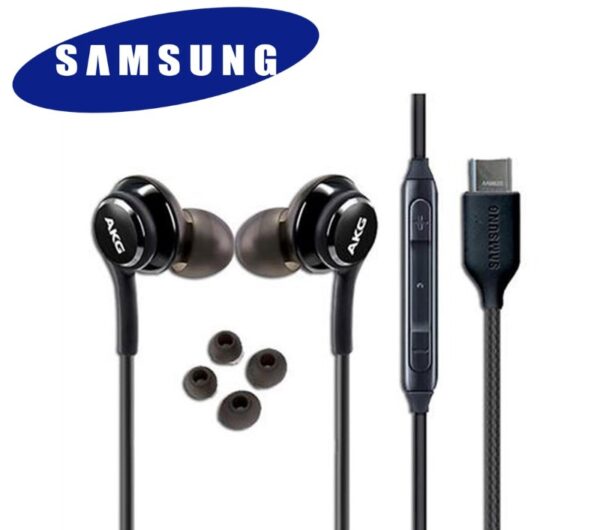 Auricolari Samsung EO-IC100BBE AKG Tipo-C Neri in Bulk