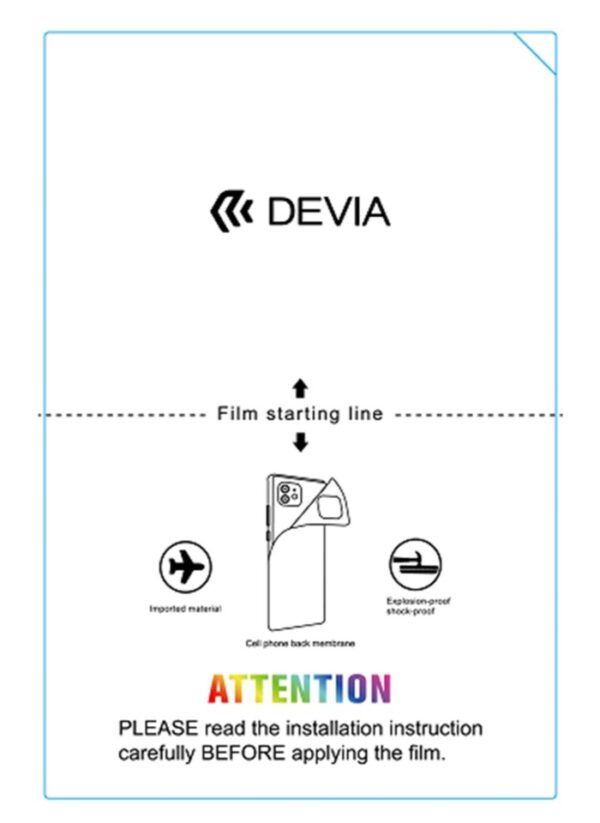 Pellicola Posteriore 12x18 TPU Anti Shock per plotter