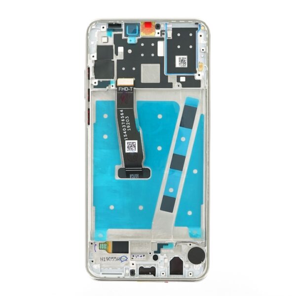 Lcd per Huawei P30 Lite per 48 Mpx LCD con Frame Bianco