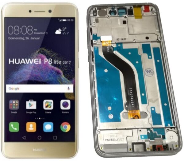 LCD + Touch Originale + Frame Huawei P8 & P9 Lite 2017 Gold